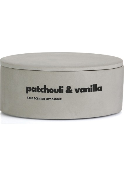 Dekoratif El Yapımı Yatay Mum : Çift Fitilli : Kokulu Soya Mum : Patchouli & Vanilla fırsatları