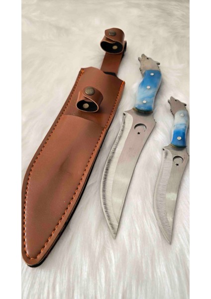 Epoksi Kabze Kurtbaşlı Avcı Set