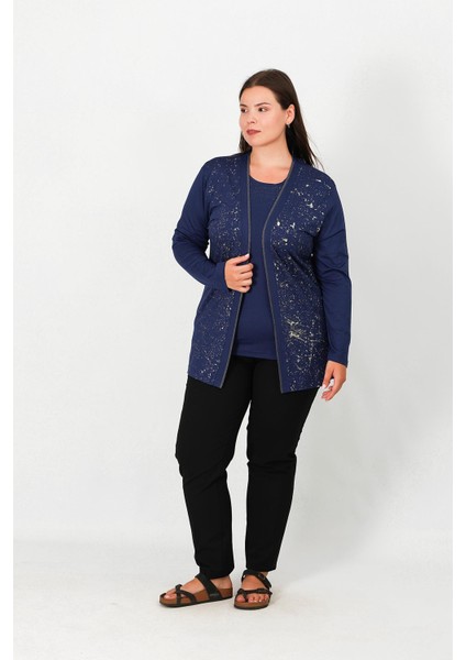 Içi Kısa Kol Bluzlu Ceketli Ince Takım 5200T indirimleri