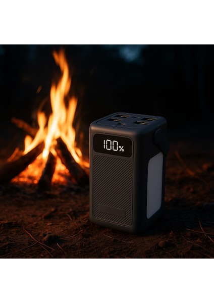 50000 Mah Süper Hızlı Şarj Powerbank – 4 Çıkışlı, LED Işıklı, Usb-C Giriş/çıkış, 22.5W Hızlı Şarj indirimleri