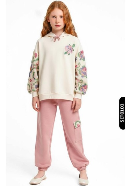 Kız Çocuk Eşofman Takım 10-16 Yaş 7435