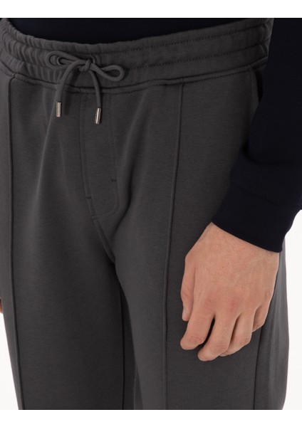 Erkek Antrasit Slim Fit Nervürlü Düz Paça Eşofman Altı 50317659-VR006 indirimleri