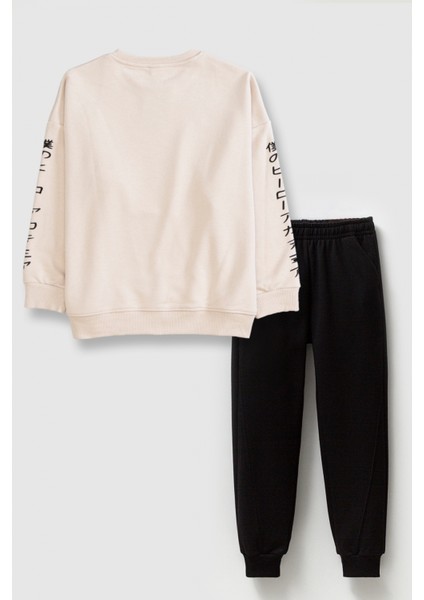 Heroes Baskılı Erkek Çocuk Eşofman Takımı Beli ve Paçası Lastikli Rahat Kalıp fiyatları