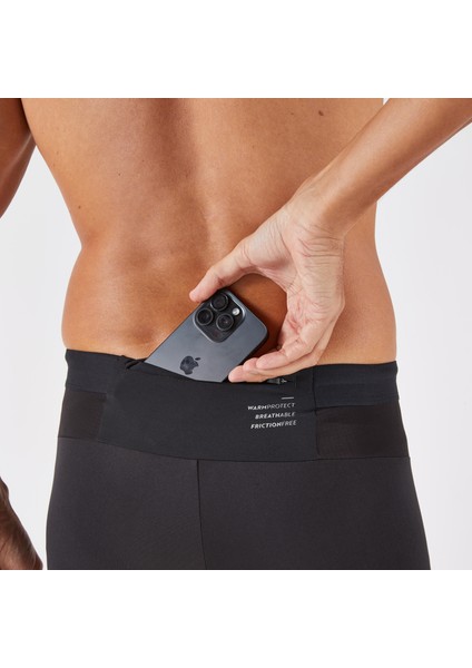 Kiprun Erkek Koşu Taytı - Siyah - Kiprun Run 500 Warm indirimleri