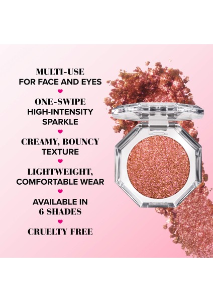 Ddisco Crush - Yoğun Pigmentli Krem Far Heart Eyes