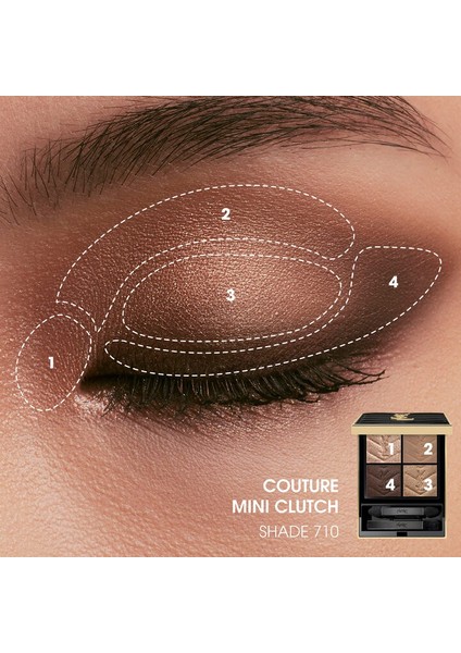 Couture Mini Clutch - Yüksek Pigmentli Far Paleti 710 Over Brun (4 G) modelleri