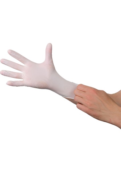 1 Paket Lateks Pudralı Mua. Eldiveni 100'LÜ M modelleri