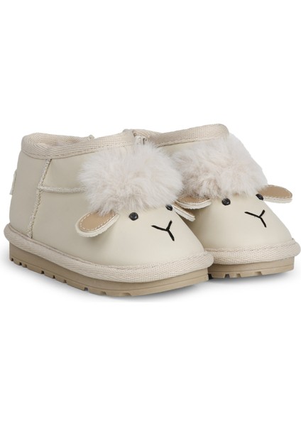 BUCK3058 Tazz Bej Kız Çocuk Içi Kürklü Bot