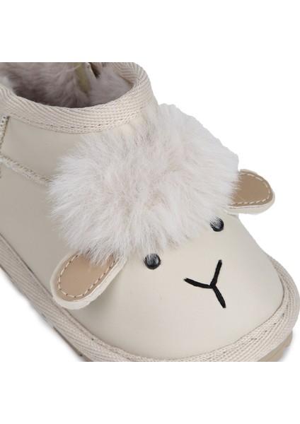 BUCK3058 Tazz Bej Kız Çocuk Içi Kürklü Bot