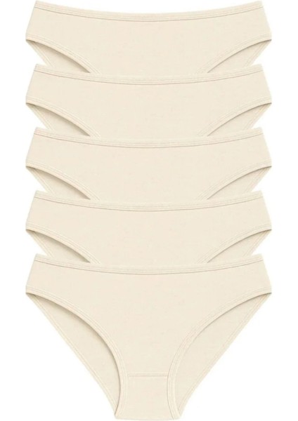 Pamuklu Basic Kadın Bikini Külot 5'li Paket
