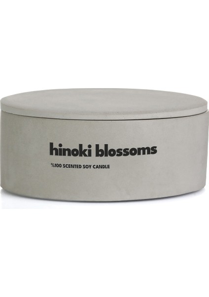 Dekoratif El Yapımı Yatay Mum : Çift Fitilli : Kokulu Soya Mum : Hinoki Blossoms fırsatları