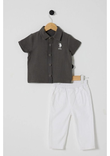 USB2628 - Antrasit - U.s Polo Assn Erkek Bebek 2li Takım