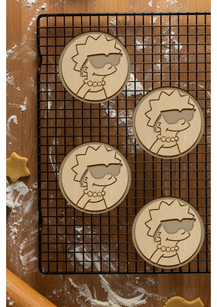 Simpson Kurabiye Kalıbı, Hamur Şekillendirici, Bisküvi Kalıbı, Kolay Kesim Ucu fiyatları