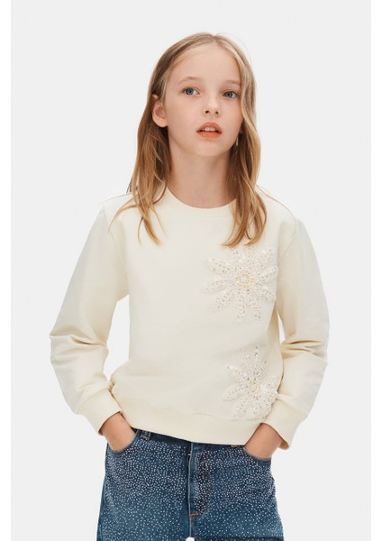 Kız Çocuk Sweatşirt 8-14 Yaş 39316