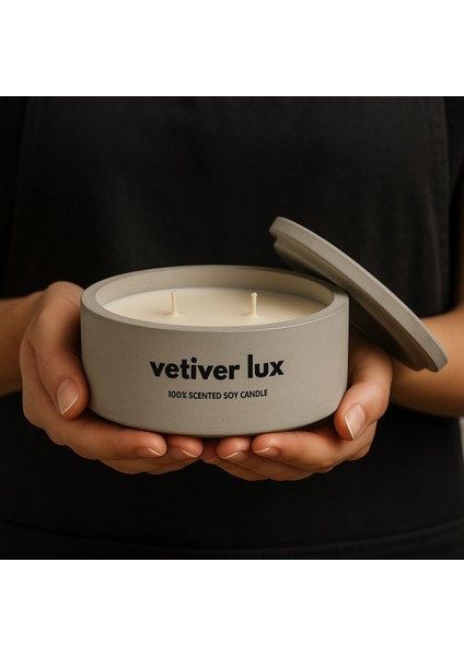 Dekoratif El Yapımı Yatay Mum : Çift Fitilli : Kokulu Soya Mum : Vanilla Boom fiyatları