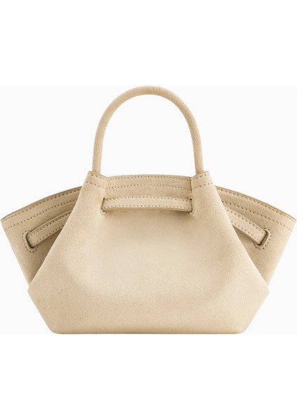 Jw Peı Hana Mini Suni Süet Tote Kırık Beyaz Çanta fırsatları