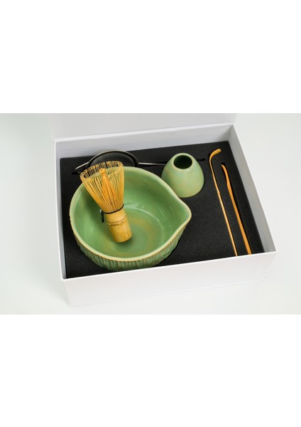 6 Parça Matcha Çay Seti – El Yapımı Seramik Kase & Tutucu, Bambu Çırpıcı, 2 Ölçek Kaşığı, Süzgeç indirimleri