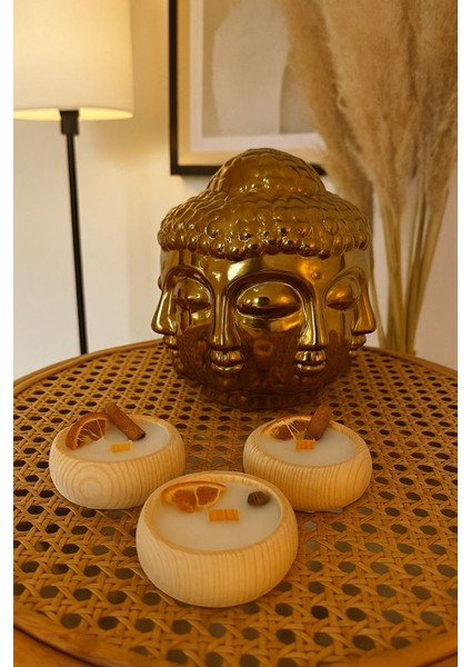 Likya Portakal&tarçın Bambu 2'li Mum fiyatları