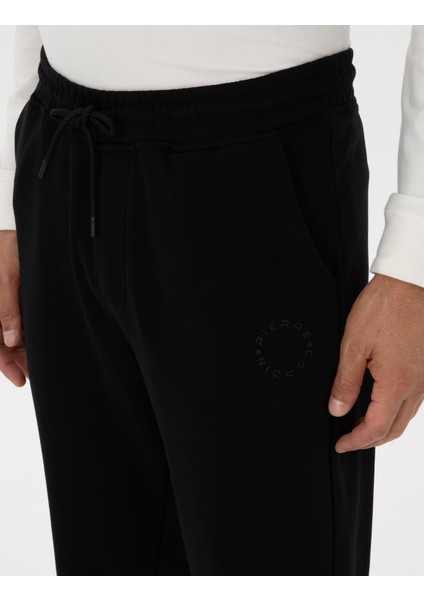 Erkek Siyah Slim Fit 3 Iplik Düz Paça Eşofman Altı 50317670-VR046 indirimleri