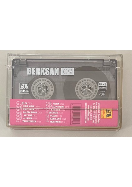 ​berksan Çilek Kaset (Orijnal Dönem Baskı Kaset) fiyatları