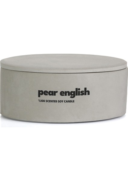 Dekoratif El Yapımı Yatay Mum : Çift Fitilli : Kokulu Soya Mum : Pear English fırsatları