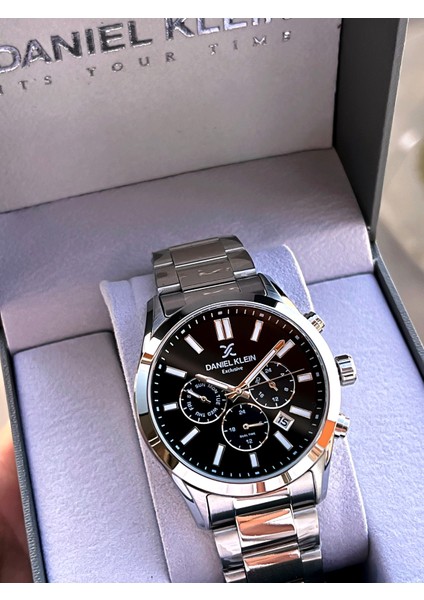 Çelik Kordon Iç Fonksiyonları Aktif 3 Atm Suya Dayanıklı Erkek Kol Saati EDK.1.14005.6