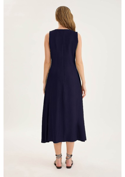 Sıfır Kol Kloş Midi Elbise fırsatları