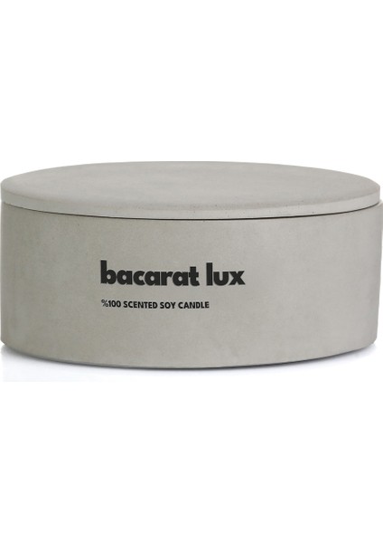 Dekoratif El Yapımı Yatay Mum : Çift Fitilli : Kokulu Soya Mum : Bacarat Lux fırsatları