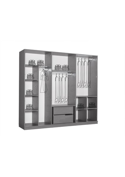 Endam Yatak Odası Takımı - Gri