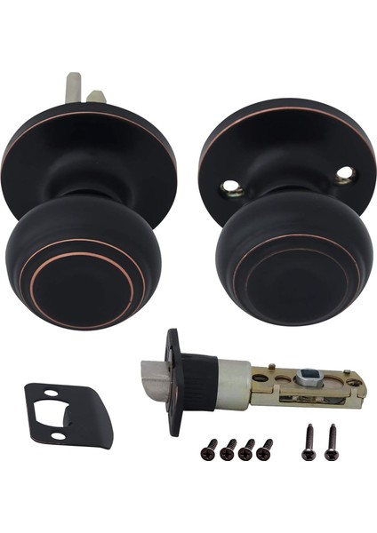 8101403 Klasik Geçiş Kapı Tokmağı, Yağlı Boya Bronz