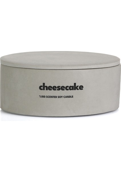 Dekoratif El Yapımı Yatay Mum : Çift Fitilli : Kokulu Soya Mum : Cheesecake fırsatları
