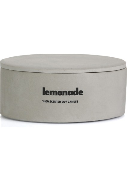 Dekoratif El Yapımı Yatay Mum : Çift Fitilli : Kokulu Soya Mum : Lemonade fırsatları