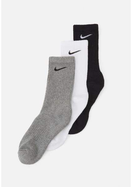 3'lü Beyaz Unisex Çorap Antrenman Veya Günlük modelleri