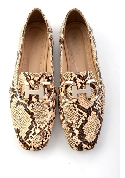 Nude Kadın Loafer Ayakkabı K01246153107 fırsatları