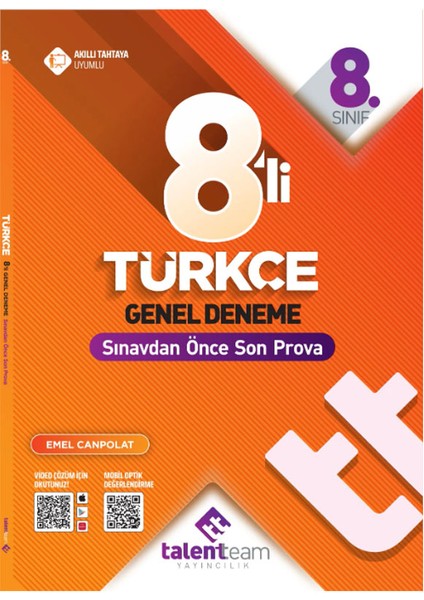 8. Sınıf 8'li Genel Deneme Türkçe
