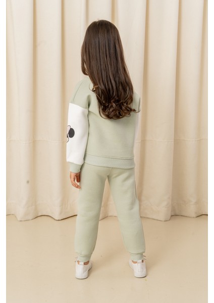 Kız Çocuk Taşlı Kalp Daisy Şardonlu 2'li Takım - 6307/6308 indirimleri