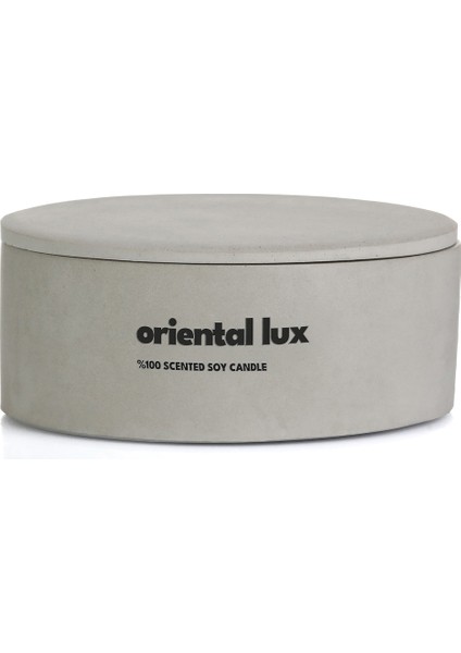 Dekoratif El Yapımı Yatay Mum : Çift Fitilli : Kokulu Soya Mum : Oriental Lux fırsatları