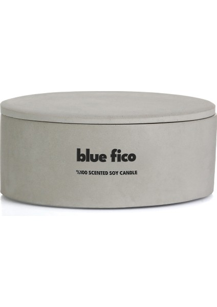 Dekoratif El Yapımı Yatay Mum : Çift Fitilli : Kokulu Soya Mum : Blue Fico modelleri