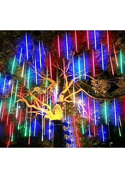 8 Adet Meteor Kayan Tüp LED Ağaç Bahçe Solar Güneş Enerjili LED S-12 fiyatları