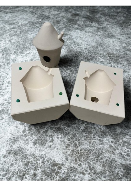 17 cm Ev Alçı Kalıbı - Ev - Sanatsal Seri