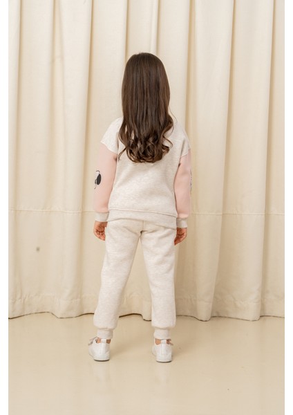 Kız Çocuk Taşlı Kalp Daisy Şardonlu 2'li Takım - 63076308 indirimleri