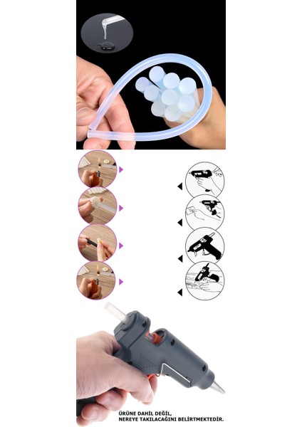 Turk 11 mm 33 Adet Sıcak Silikon - AYS9542-1058 fiyatları