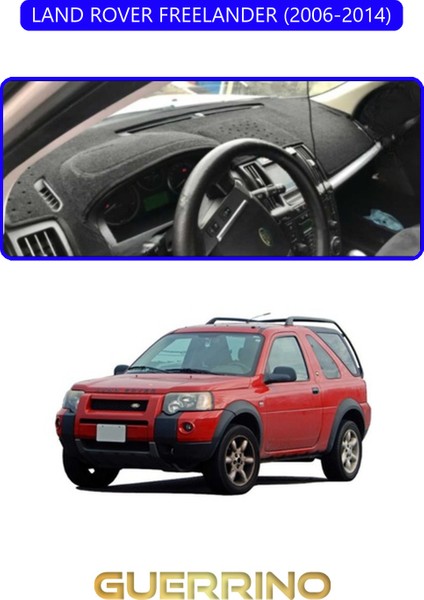 Land Rover Freelander 2006-2014TORPİDO Koruma Halısı Mavi Kenar