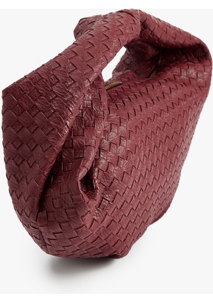 Örgü Dokulu Fermuarlı El Çantası fiyatları