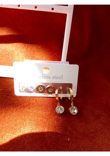 Çoklu Çelik Küpe Set indirimleri