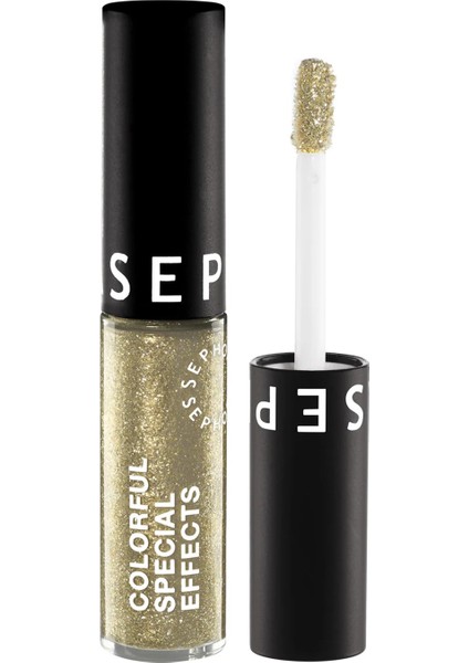 Colorful Effets Specıaux - Simli Likit Far 01 Glitzy Gold (5 Ml)