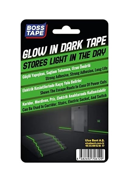 Tape Fosforlu Bant 15MMX5MT fiyatları