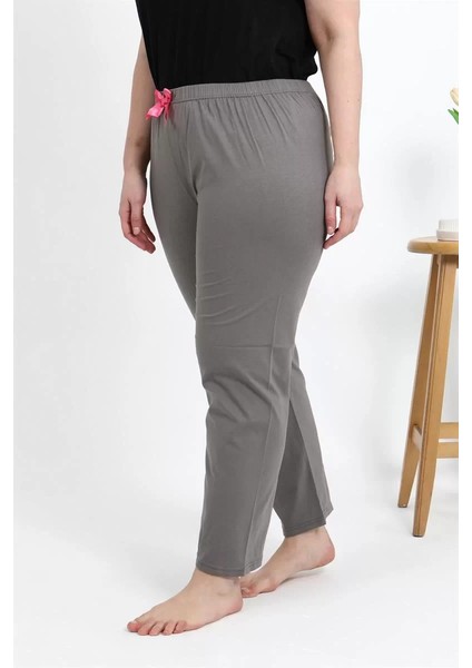 Kadın Pamuklu Büyük Beden Alt Pijama Vizon fiyatları