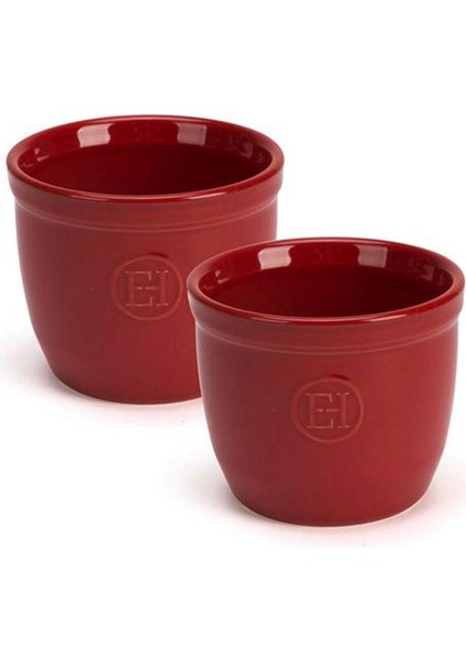 Henry Ramekin Fırın Kabı 8 cm Kırmızı/burgundy