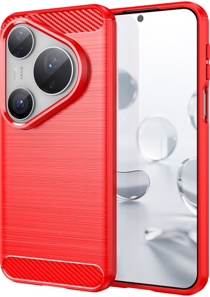 Huawei Pura 80 Pro Büyük Lens Deliği Fırçalanmış Doku Tpu Telefon Kılıfı ve Ekran Filmi (Yurt Dışından) fiyatları